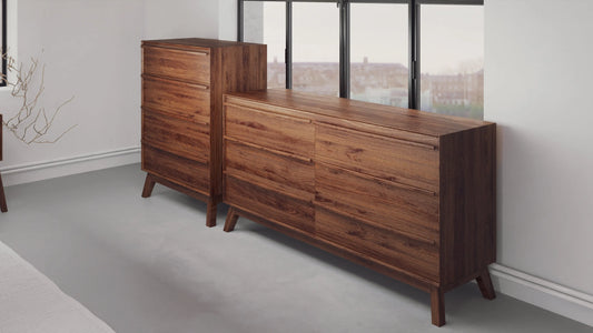 Larchmere Tallboy: Mid Century Dresser Moderncre8ve