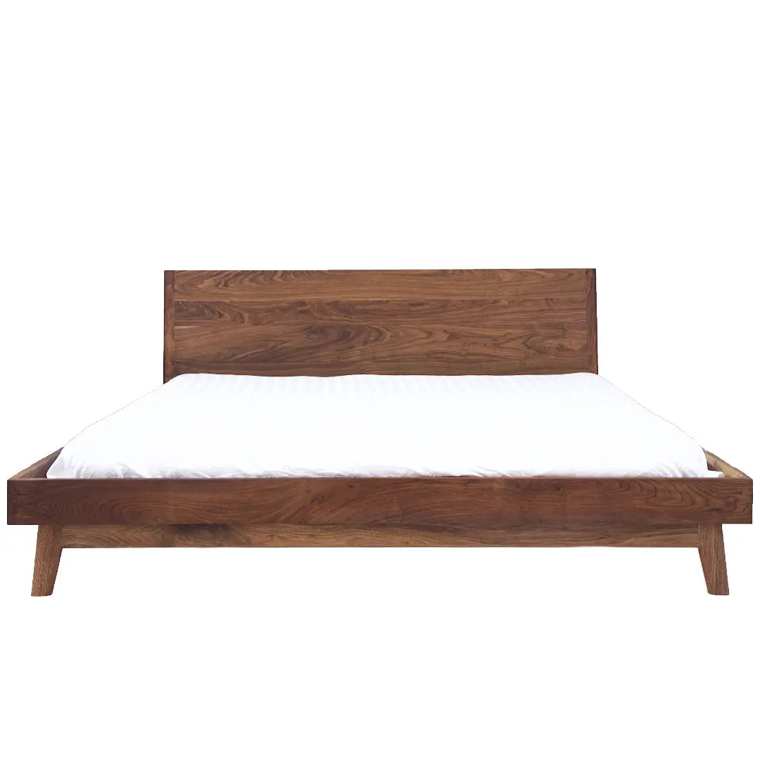 Walnut mid hot sale century bed