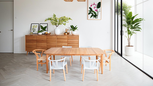 The Mar Vista, Scandinavian Oval Dining Table