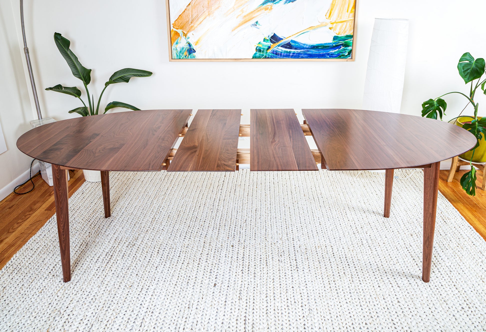 Solid Wood Extendable Dining Table