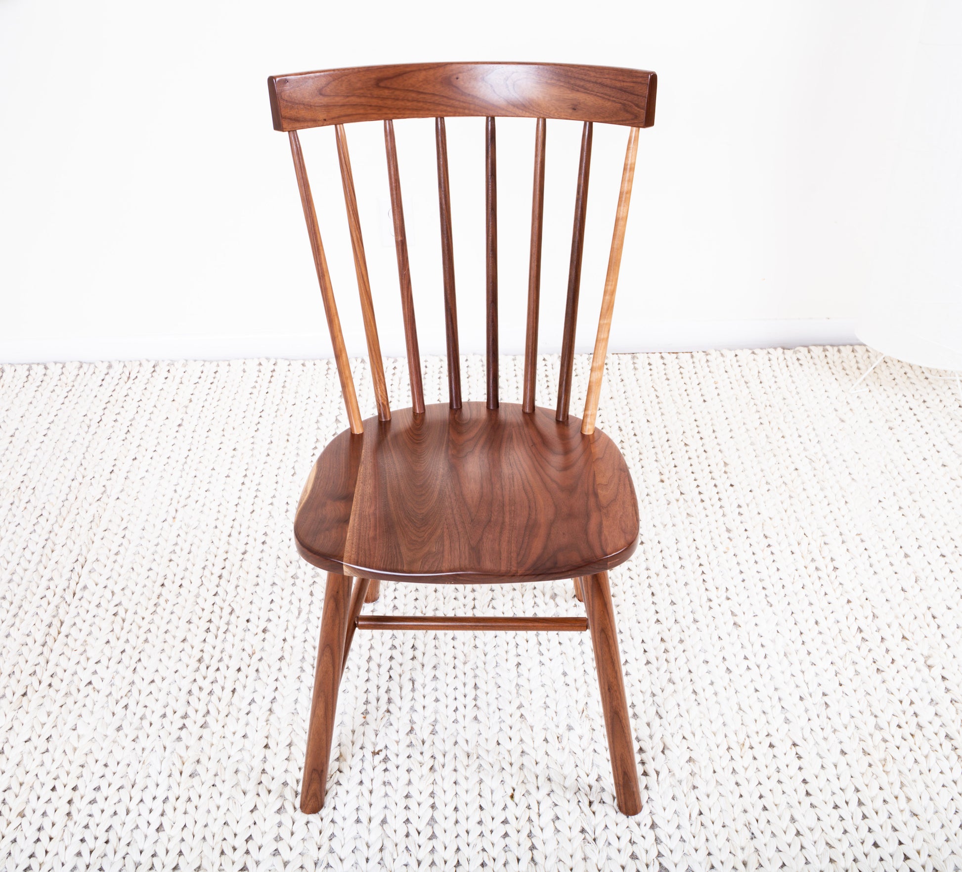 Solid wood dining chair in Scandinavian design