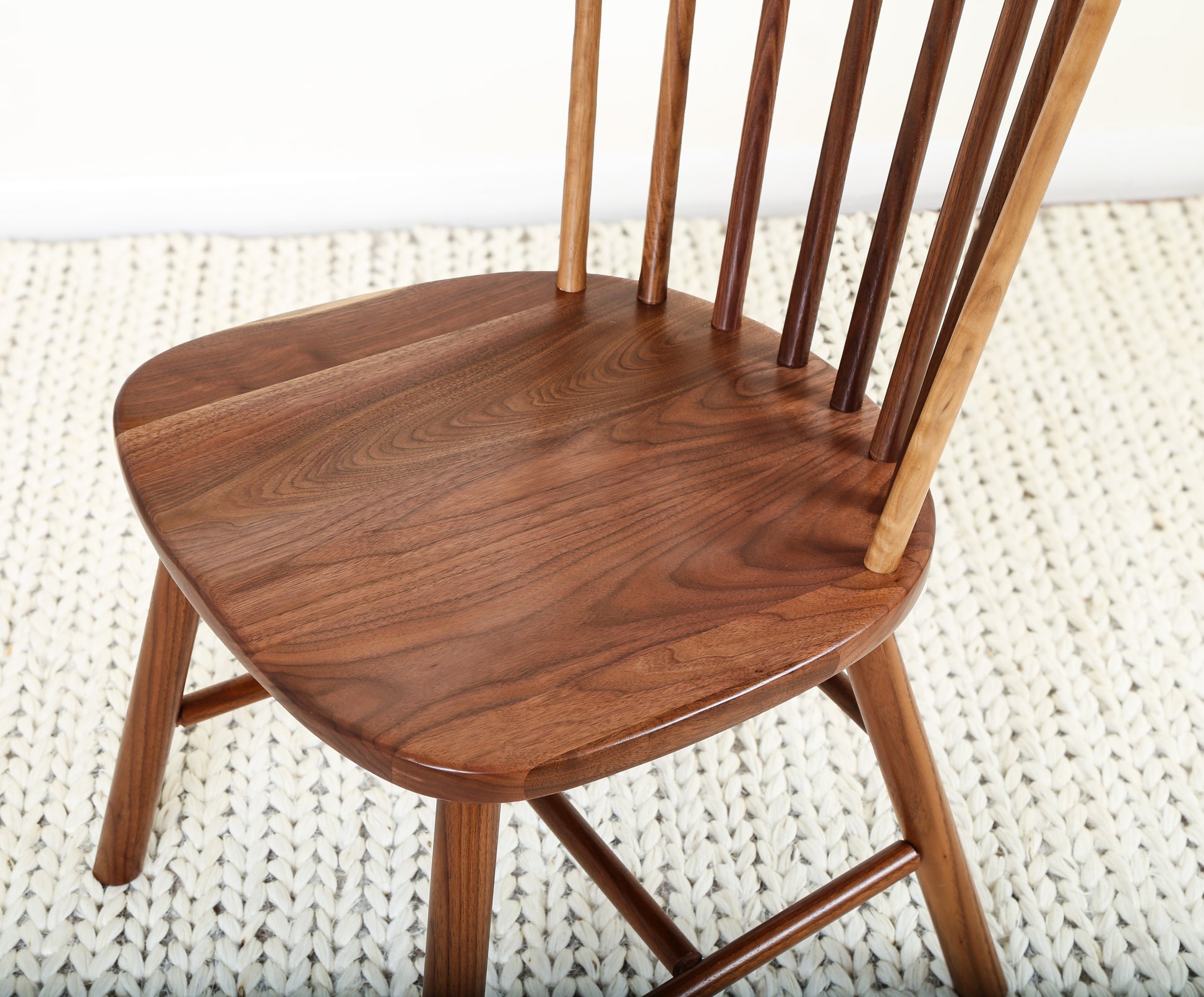 Solid oak dining room chairs for classic interiors