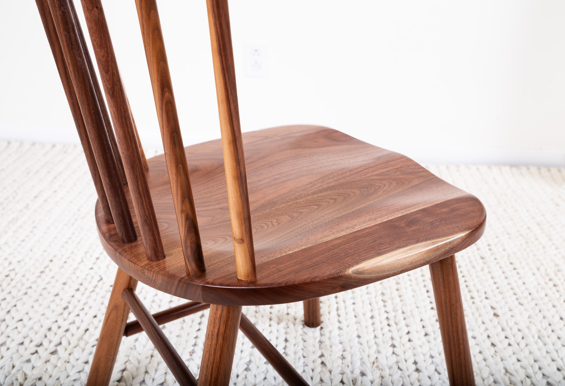 Real wood dining chairs for modern dining spaces