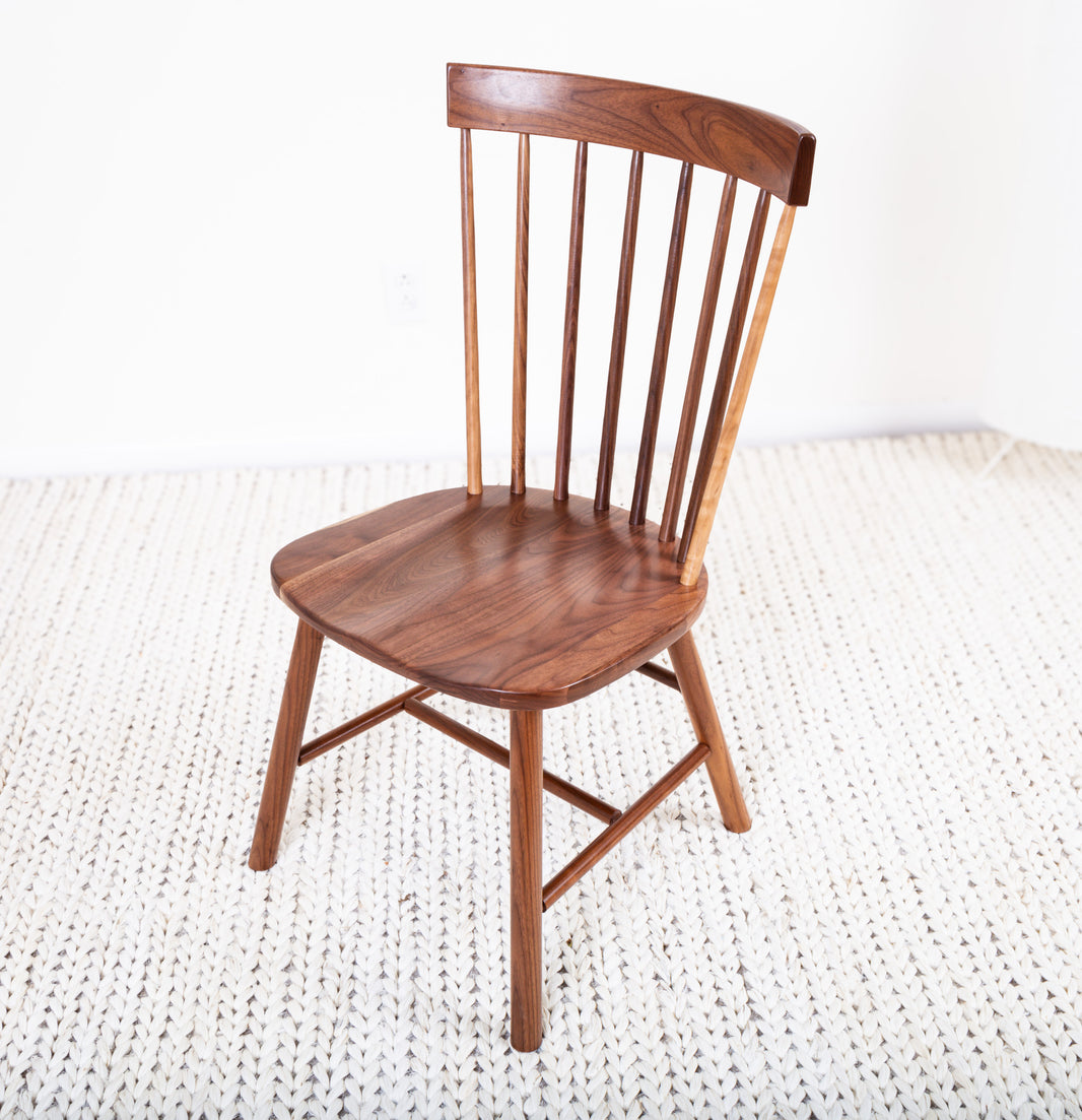 Wood chairs for dining table, handmade in Ohio, Amish made Modern Dining Chair