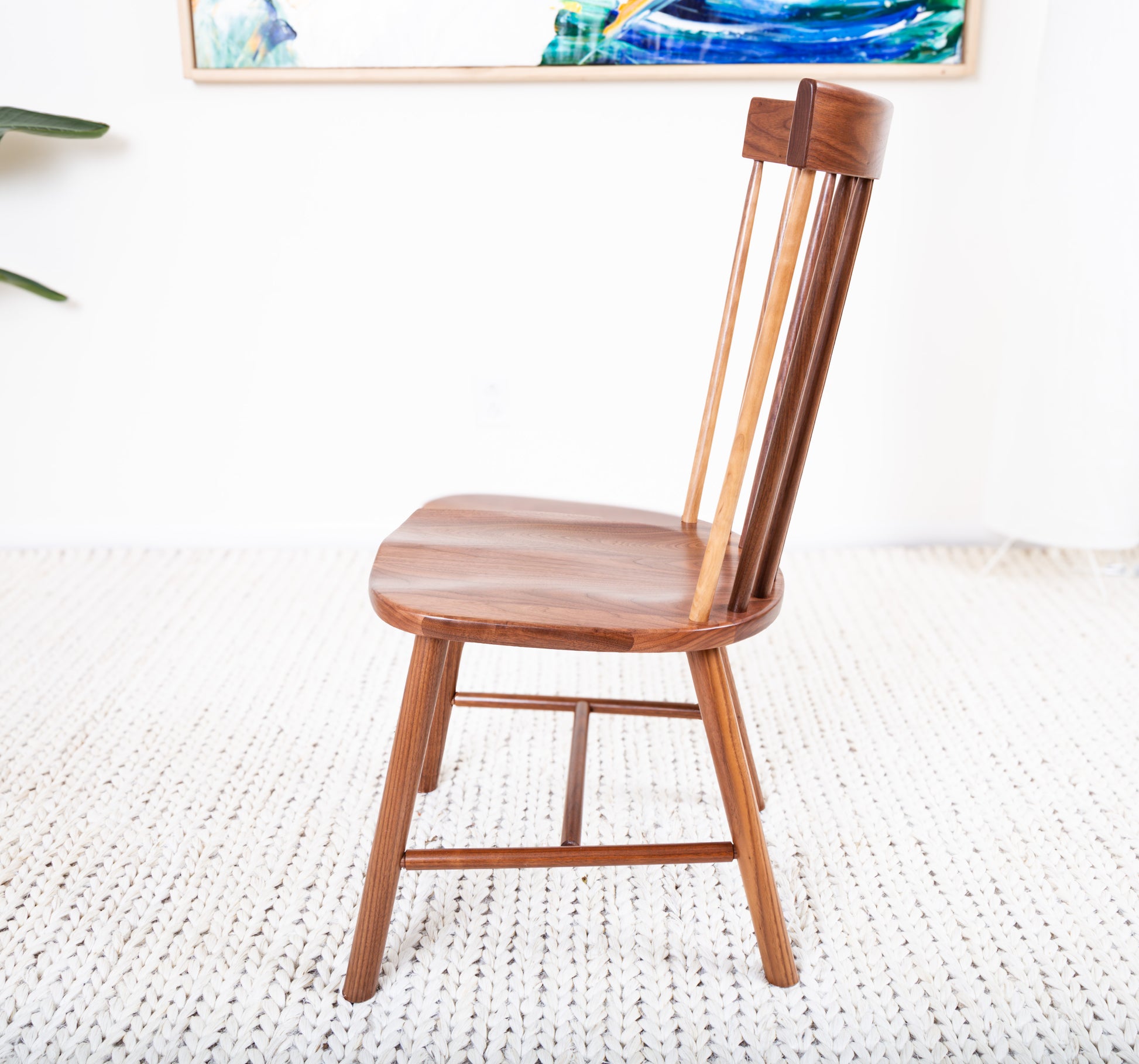 Wood dining chairs set for kitchen and dining spaces