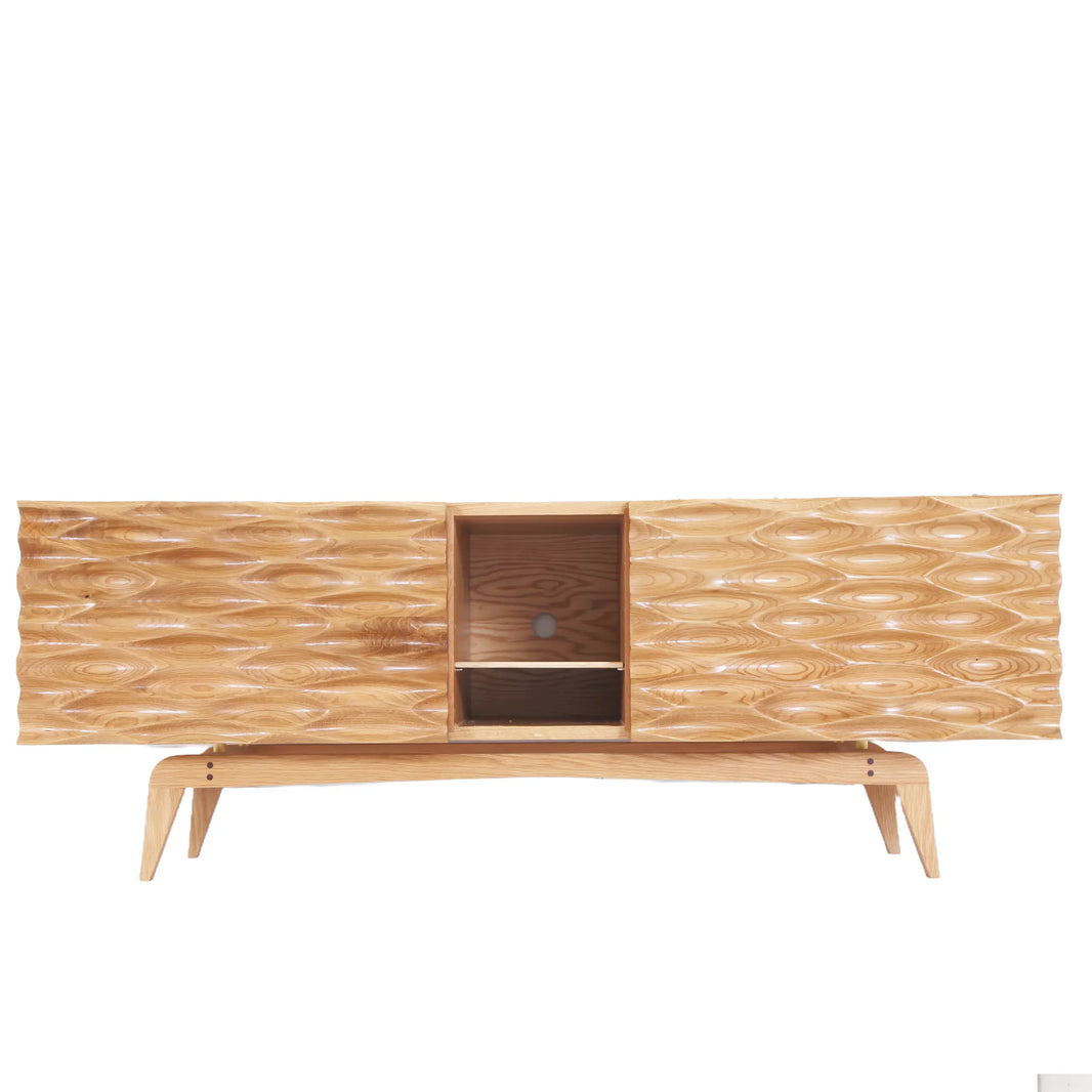 Mid Century Modern Sideboard in Oak, 3d textured panels