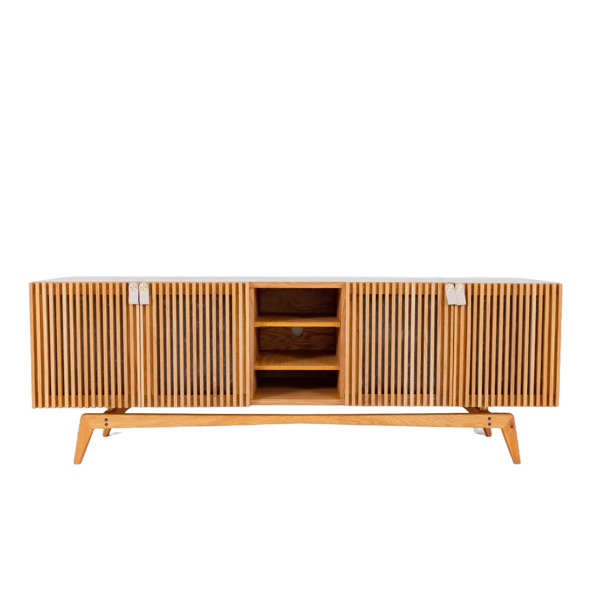 Mid mod media console deals