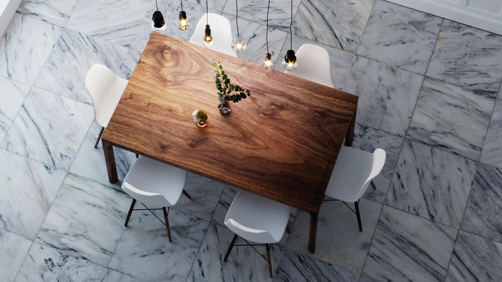 Sleek Scandi Rectangular Extendable Dining Table