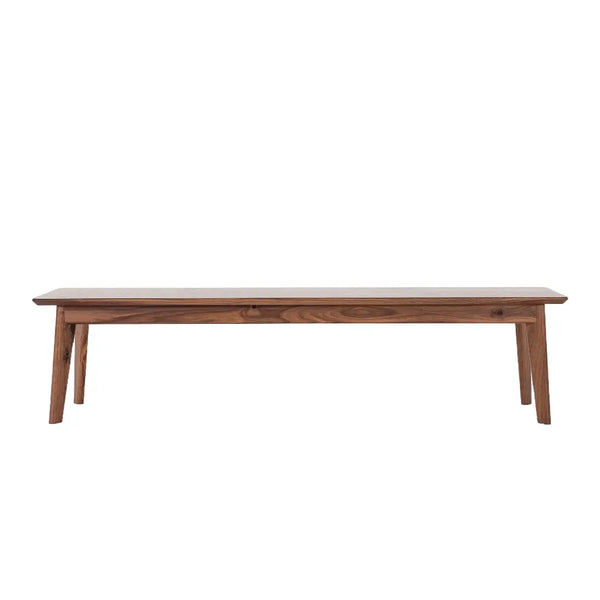 The Santa Monica Bench - Modern Walnut Bench Moderncre8ve