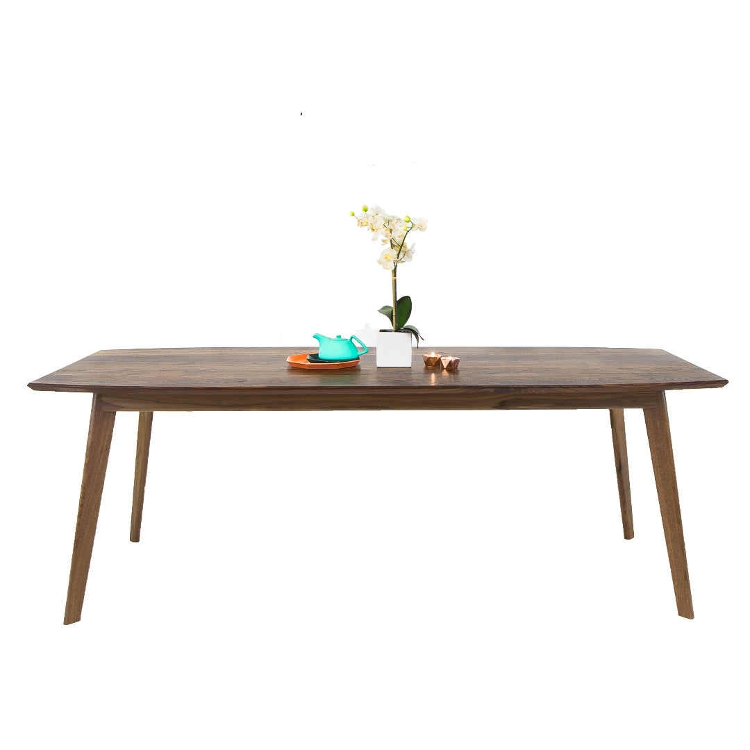 Mid-century Modern Dining Table in Solid walnut, 90 x 34 x 30