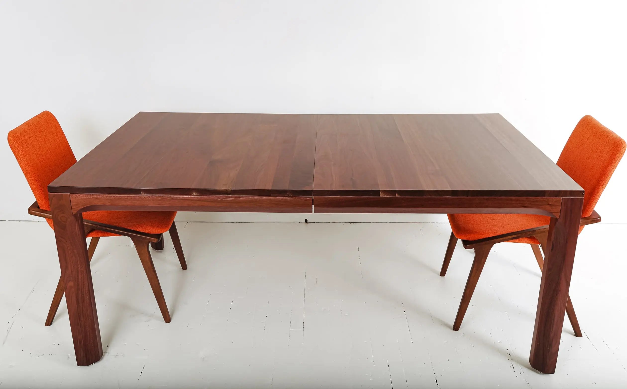 Convertible Parsons Wooden Table in Contemporary Danish Modern Style