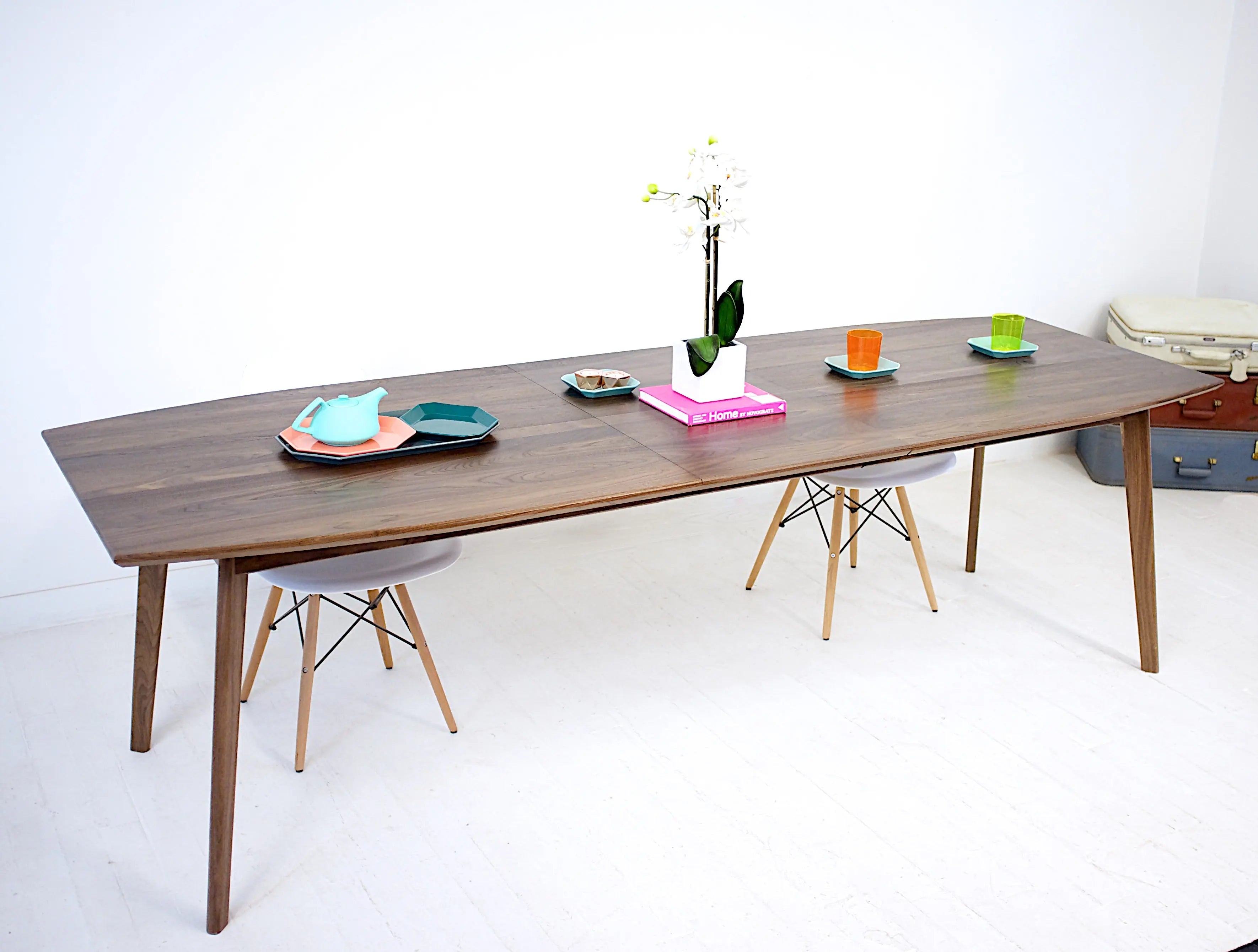 The Santa Monica Extension Table: Classic Mid Century Modern Dining Table Moderncre8ve