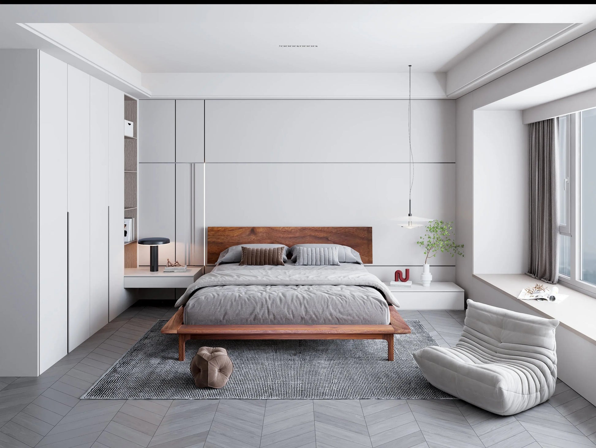 The Mansfield Moderncre8ve Minimalist Bed Frame