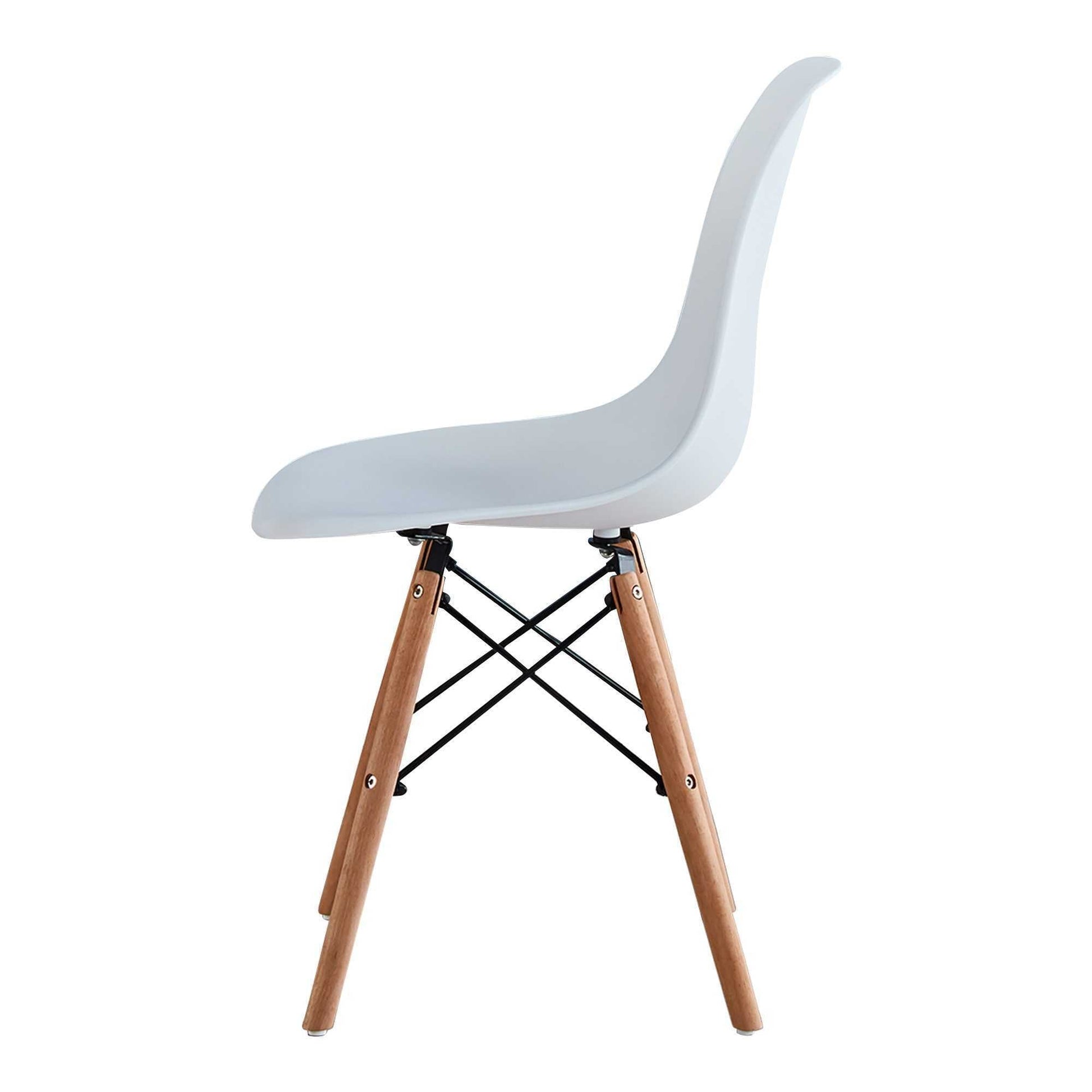 White Wood Eames DWR Shell Chair Replica