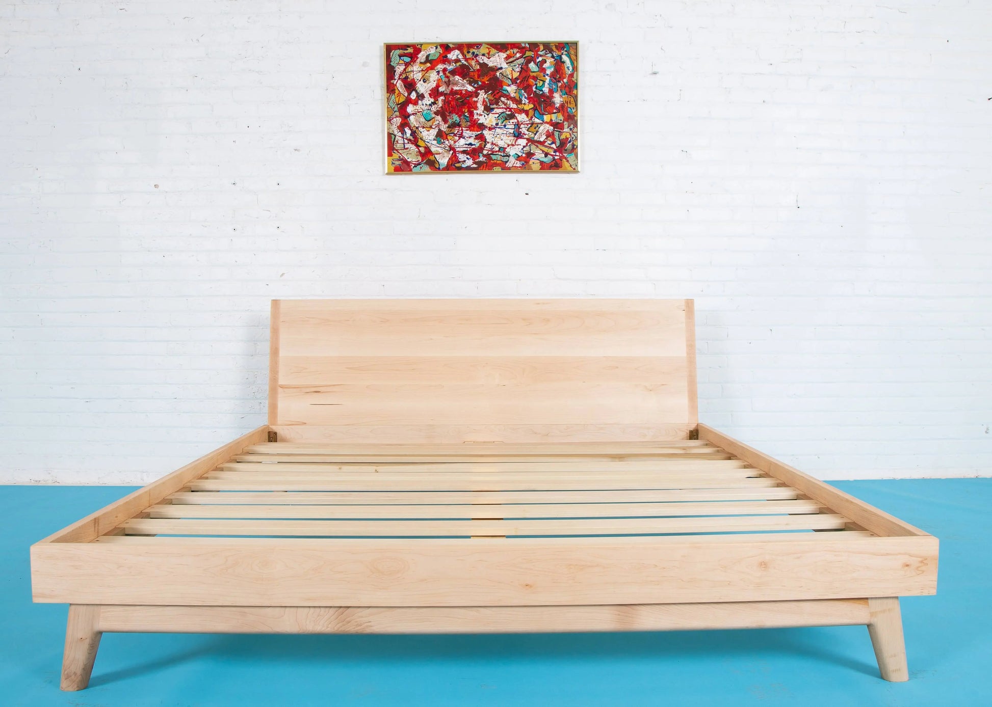 Timeless Charm: The Bosco Walnut Bed with Mid Century Design