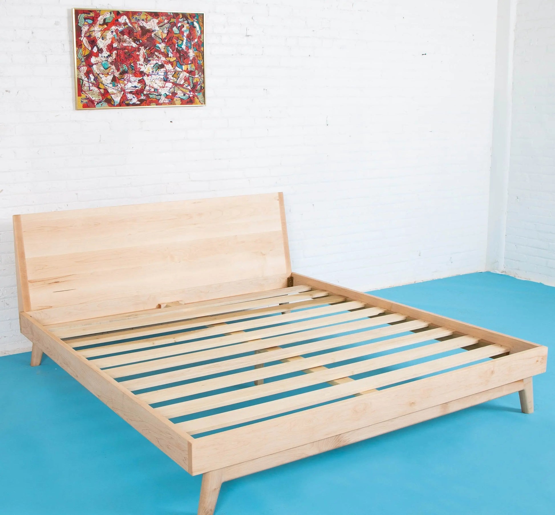 Walnut Elegance Redefined: The Bosco Handcrafted Bed
