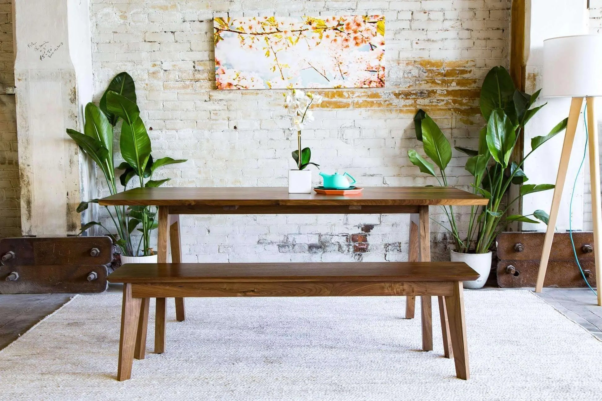 Sputnik Scandinavian Dining Table Set featuring minimalist design
