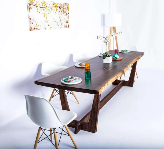 The Prima: Walnut Dining Table